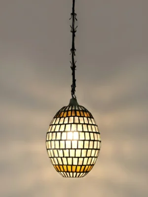 LAMPARA TIFFANY ÁMBAR