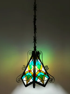 LAMPARA TIFFANY KALEIDOSCOPIO