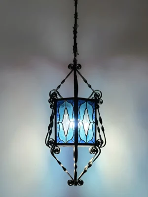 LAMPARA TIFFANY AQUA