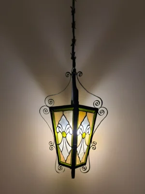 LAMPARA TIFFANY CITRINO